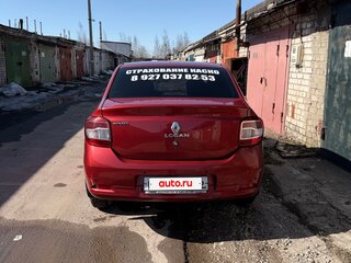 2014 Renault Logan II, красный, 580000 рублей, вид 4