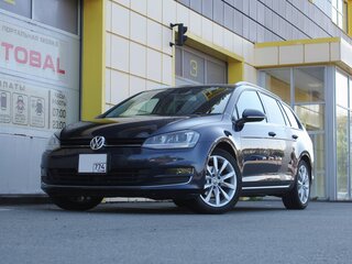 2014 Volkswagen Golf VII, синий, 1095000 рублей, вид 1
