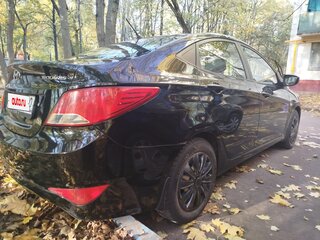 2014 Hyundai Solaris I Рестайлинг, чёрный, 880000 рублей, вид 4