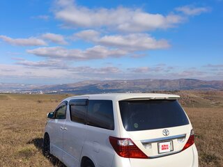 2010 Toyota Alphard II, белый, 1850000 рублей, вид 3