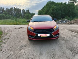 2019 Lada (ВАЗ) Vesta I, красный, 750000 рублей, вид 1