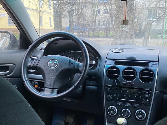 2007 Mazda 6 I (GG) Рестайлинг, синий - вид 3