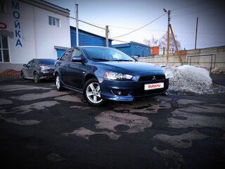 2008 Mitsubishi Lancer X, синий, 640000 рублей, вид 2