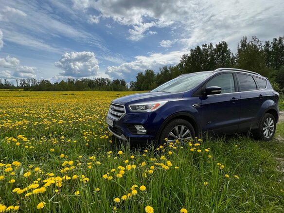 2016 Ford Kuga II Рестайлинг, синий, 1890000 рублей - вид 16