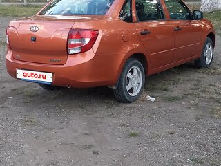 2014 Lada (ВАЗ) Granta I, оранжевый, 375000 рублей, вид 5