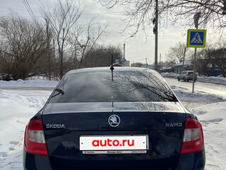 2016 Skoda Rapid I, синий, 620000 рублей, вид 4