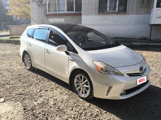2013 Toyota Prius v (+) I (ZVW40/41), белый, 1499000 рублей, вид 4