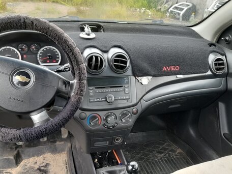 2009 Chevrolet Aveo I Рестайлинг, серебристый, 204000 рублей, вид 4