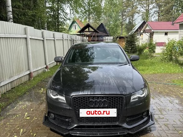 2011 Audi A4 IV (B8), чёрный - вид 1