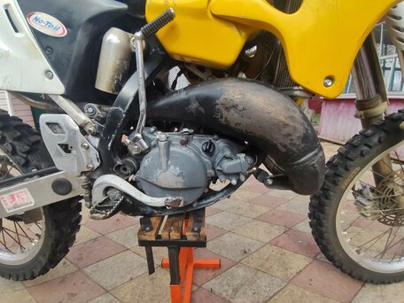 1995 Suzuki RM 125, жёлтый, 180000 рублей, вид 4