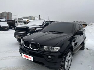 2004 BMW X5 4.4i I (E53) Рестайлинг, чёрный, 1500000 рублей, вид 2