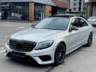 2014 Mercedes-Benz S-Класс AMG 63 AMG Long III (W222, C217), серебристый, 3050000 рублей, вид 1