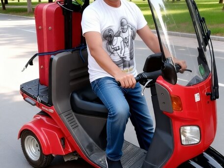 2020 Honda Gyro, красный, 145000 рублей, вид 2