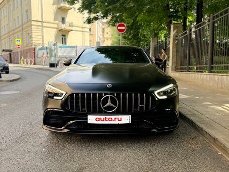 2019 Mercedes-Benz AMG GT 4-Door Coupe 43 I, чёрный, 6800000 рублей, вид 2