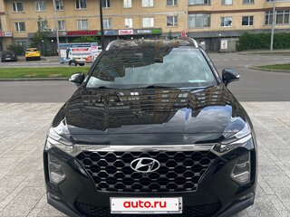 2020 Hyundai Santa Fe IV, чёрный, 2980000 рублей, вид 1