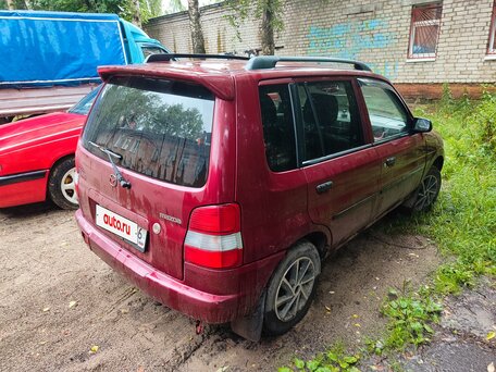 1999 Mazda Demio I (DW), красный, 185000 рублей, вид 5