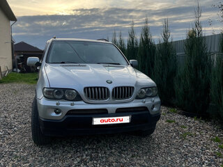 2005 BMW X5 3.0i I (E53) Рестайлинг, серебристый, 890000 рублей, вид 1