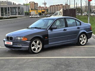 2000 BMW 3 серии 318i IV (E46), голубой, 450000 рублей, вид 1
