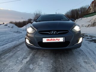2012 Hyundai Solaris I, чёрный, 580000 рублей, вид 3
