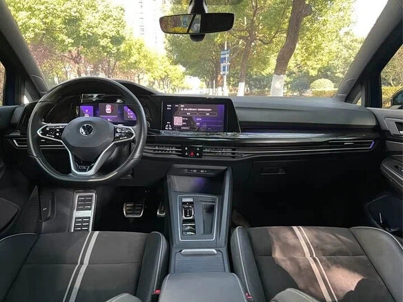 2023 Volkswagen Golf VIII, синий - вид 12