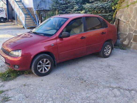 2005 Lada (ВАЗ) Kalina I, красный, 180000 рублей - вид 6