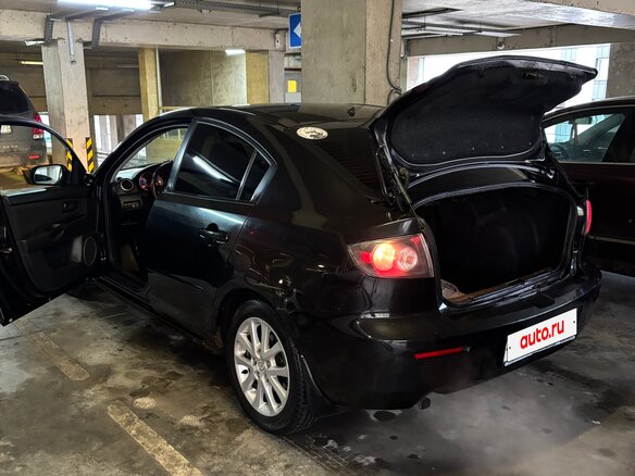 2008 Mazda 3 I (BK) Рестайлинг, чёрный - вид 10