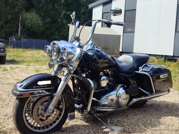 2013 Harley-Davidson Road King, чёрный, 1170000 рублей - вид 4