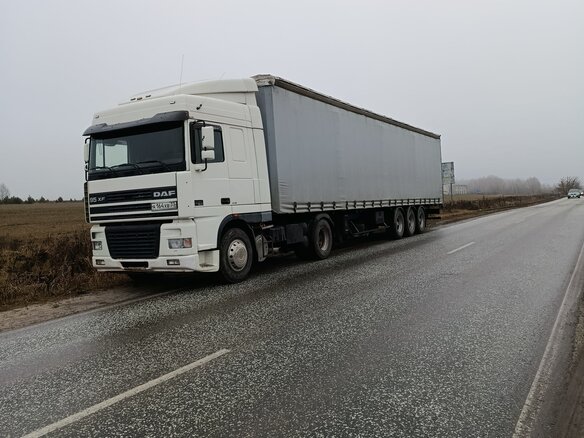 2001 DAF 95XF, белый - вид 5