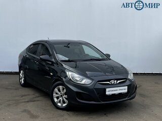 2012 Hyundai Solaris I, чёрный, 475000 рублей, вид 3