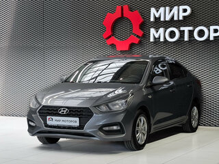 2018 Hyundai Solaris II, серый, 910000 рублей, вид 1