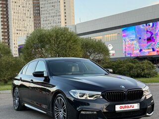 2017 BMW 5 серии 540i xDrive VII (G30/G31/G38), чёрный, 4990000 рублей, вид 2