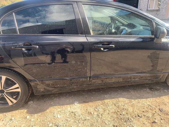 2009 Honda Civic VIII Рестайлинг, чёрный - вид 6