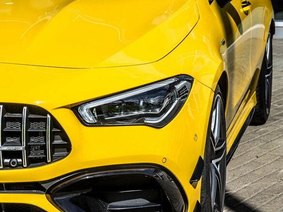 2021 Mercedes-Benz CLA AMG 45 AMG S II (C118, X118), жёлтый - вид 7