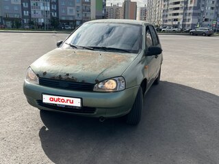 2008 Lada (ВАЗ) Kalina I, зелёный, 105000 рублей, вид 1