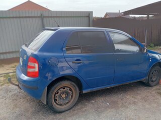 2002 Skoda Fabia I, синий, 139543 рублей, вид 4