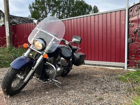 2003 Honda VTX 1300, синий, 650000 рублей - вид 2