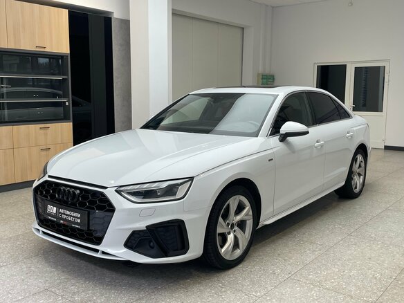2020 Audi A4 40 TFSI V (B9) Рестайлинг, белый, 3270000 рублей