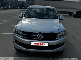 2013 Volkswagen Amarok Double Cab part-time I, серебристый, 990000 рублей, вид 2