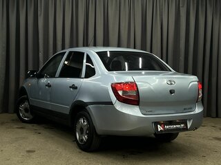 2014 Lada (ВАЗ) Granta I, голубой, 349900 рублей, вид 4