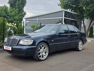 1998 Mercedes-Benz S-Класс 320 III (W140) Рестайлинг, синий, 2700000 рублей, вид 1