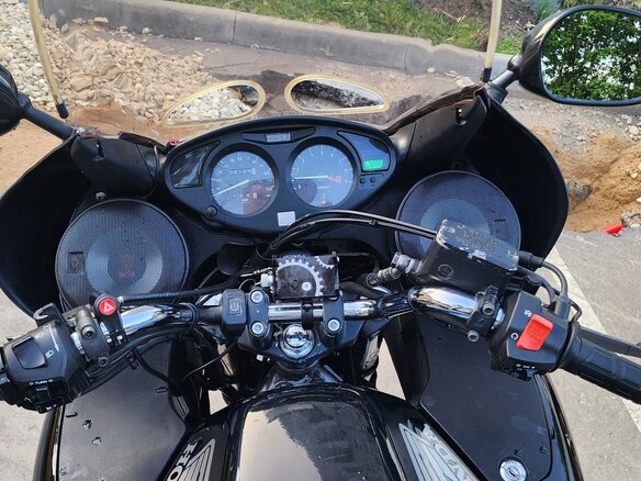 1999 Honda NT650V Deauville, чёрный, 350000 рублей - вид 5