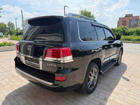 2012 Lexus LX 570 III Рестайлинг, чёрный, 4070000 рублей, вид 4