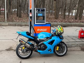 2007 Suzuki GSX-R 1000, голубой, 800000 рублей, вид 2