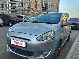 2013 Mitsubishi Mirage VI, серебристый, 570000 рублей, вид 1
