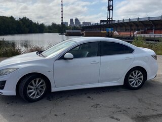 2011 Mazda 6 II (GH) Рестайлинг, белый, 830000 рублей, вид 3