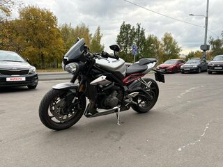2018 Triumph Street Triple, серебристый, 670000 рублей, вид 2