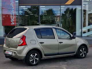 2012 Renault Sandero I, серебристый, 459000 рублей, вид 4