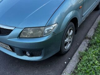 2003 Mazda Premacy I (CP), голубой, 365000 рублей, вид 2