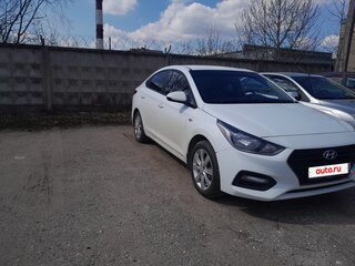 2020 Hyundai Solaris II Рестайлинг, белый, 1300000 рублей, вид 2