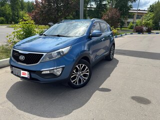 2014 Kia Sportage III Рестайлинг, синий, 1270000 рублей, вид 2